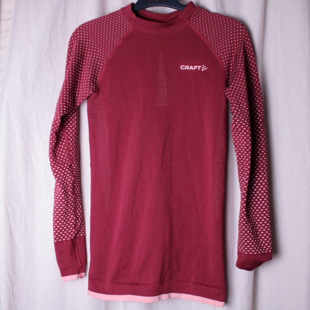 Craft Base Layer Running Top Xs Red - image 2